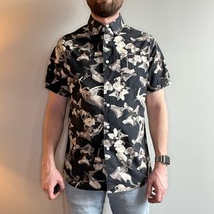 Saturdays NYC Floral Short Sleeve Shirt - Small